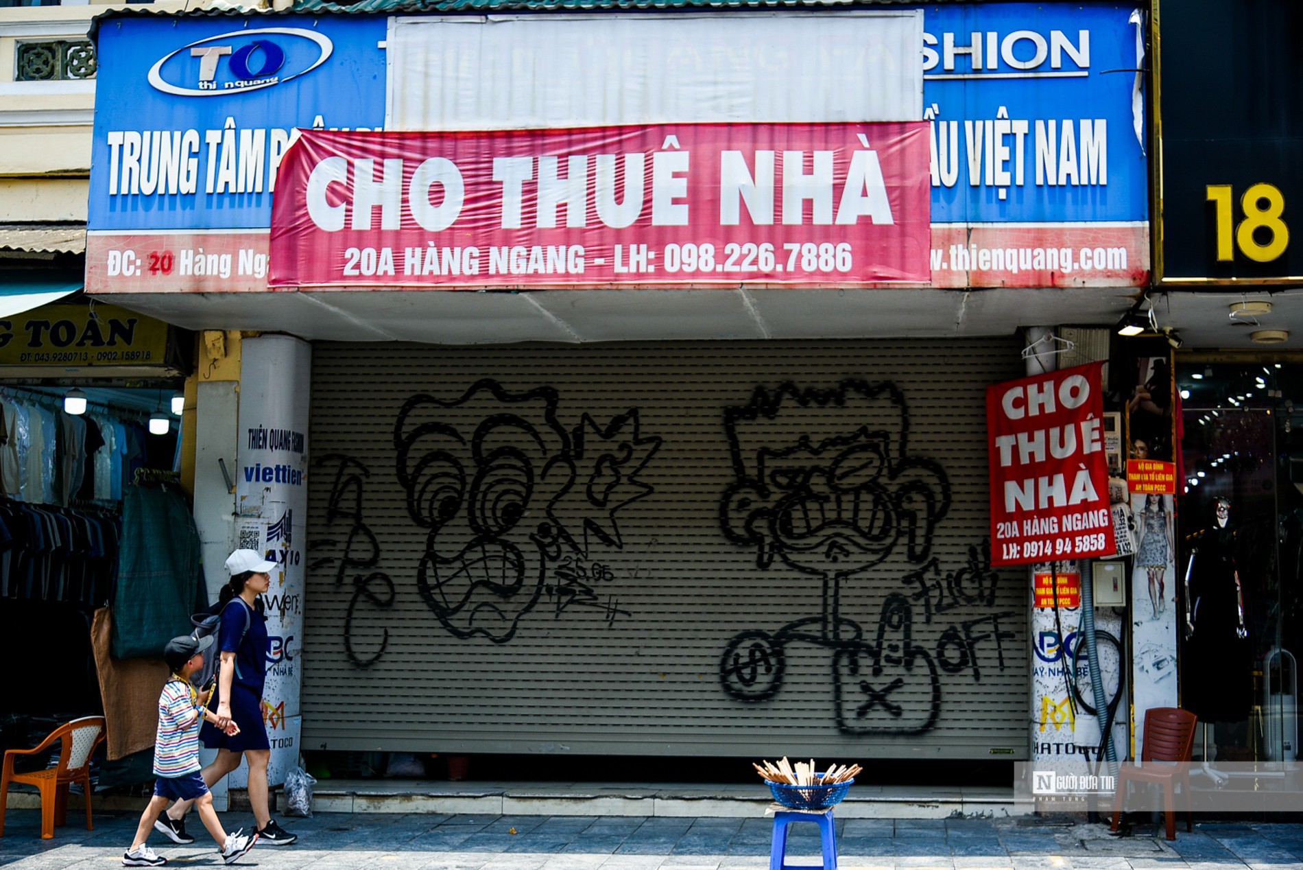 Giá thuê quá sức khách hàng, loạt nhà mặt phố vườn không, nhà trống