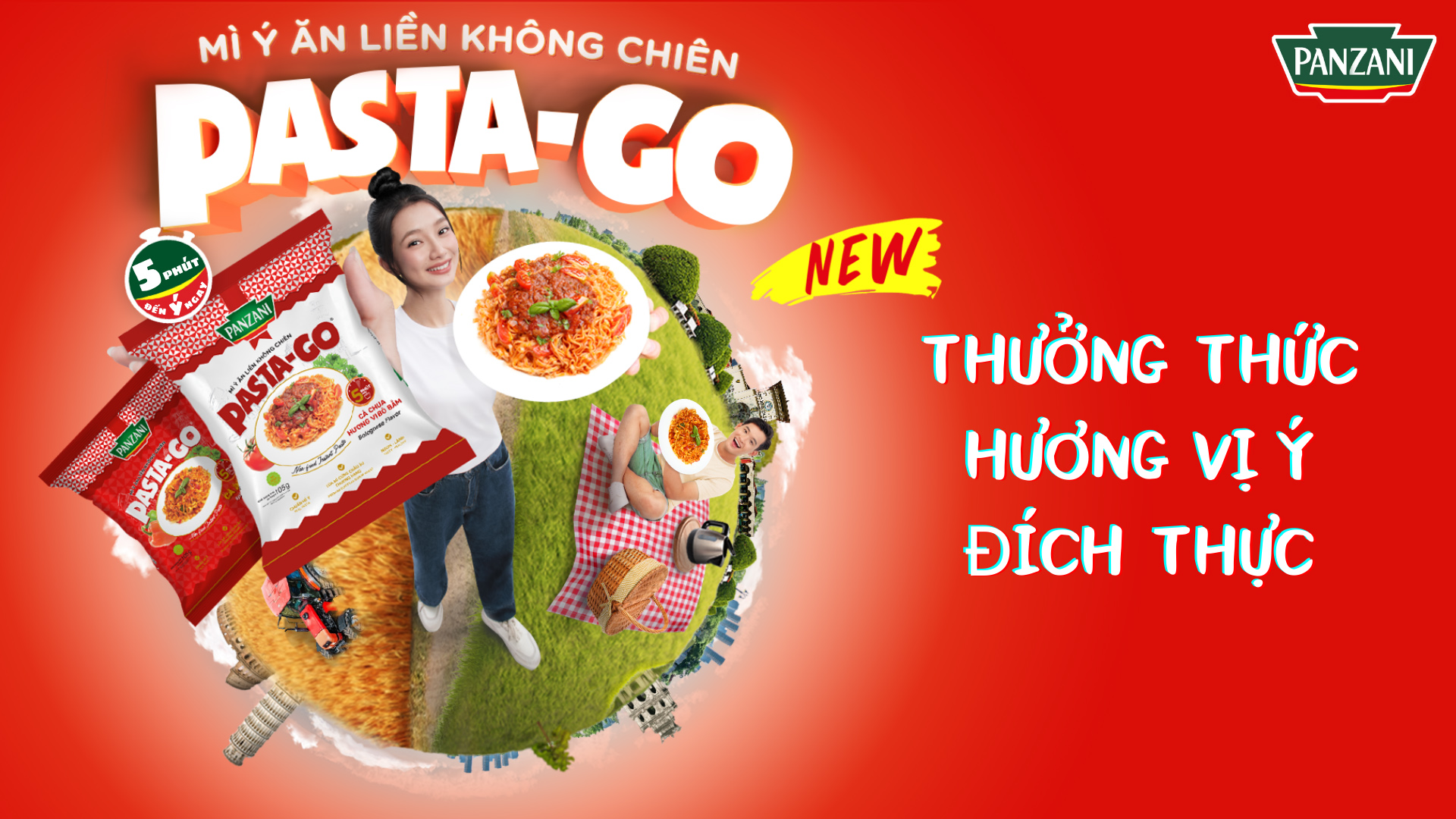 PANZANI GIỚI THIỆU MÌ Ý ĂN LIỀN KHÔNG CHIÊN PASTA-GO: SỰ KẾT HỢP TINH HOA VĂN HÓA ẨM THỰC Á – ÂU