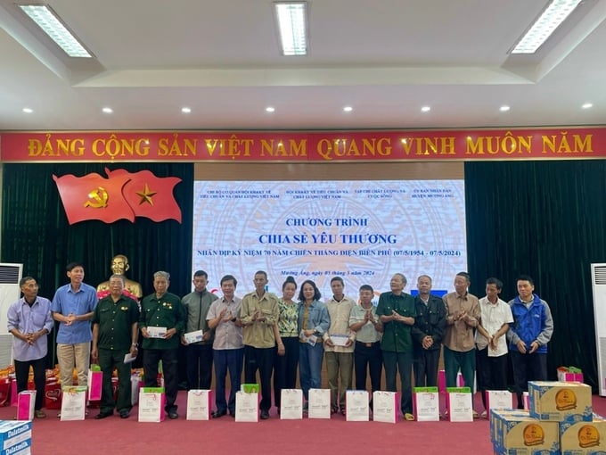 Chia sẻ yêu thương và tri ân cựu chiến binh Điện Biên Phủ