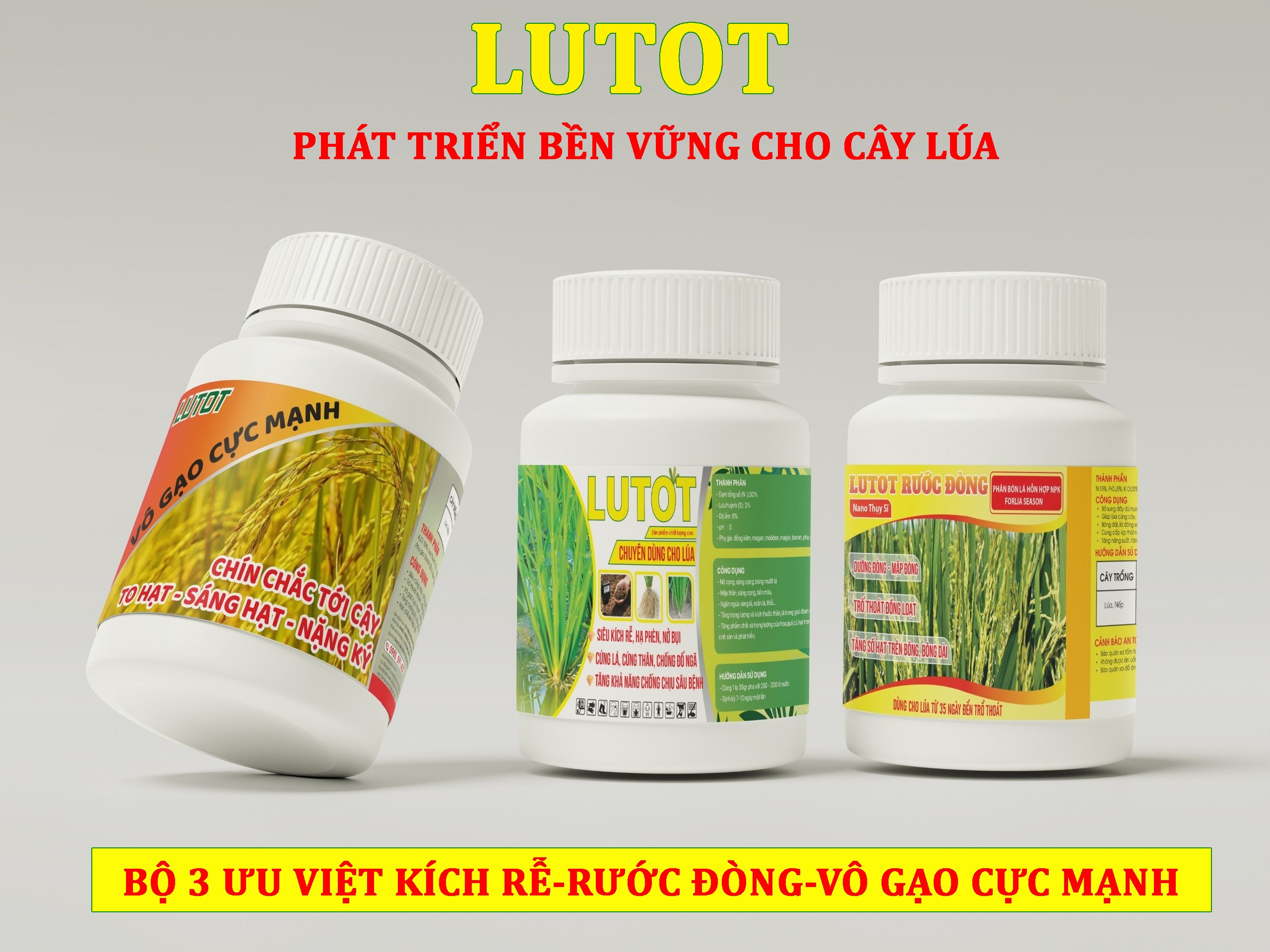 LUTOT - Chìa Khóa Vàng Cho Cây Lúa Phát Triển Toàn Diện