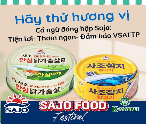 Nếm thử món ngon Hàn Quốc với giá siêu ưu đãi tại Lễ hội Thực phẩm Sajo!